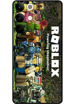 Силіконовий чохол бампер для realme c85 з малюнком роблокс roblox 3