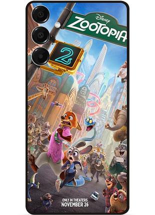Силіконовий чохол бампер для samsung s26 plus з малюнком zootopia 2