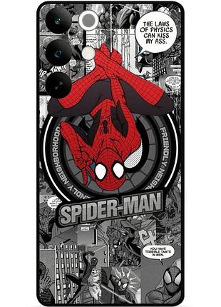 Силіконовий чохол бампер для realme c85 з малюнком людина-павук spider man 3