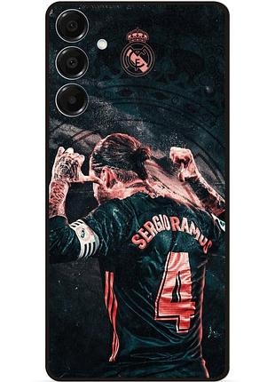 Силиконовый бампер чехол для samsung s26 plus с рисунком sergio ramos серхио рамос 5
