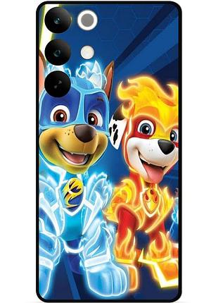 Силіконовий чохол бампер для realme c85 з малюнком щенячий патруль 3