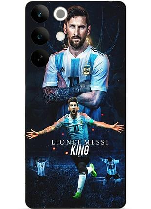 Силіконовий чохол бампер для realme c85 з малюнком messi gen мессі