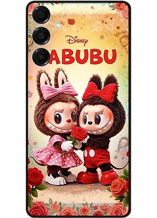 Силиконовый бампер чехол для samsung s26 plus с рисунком labubu 11