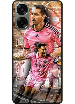 Силіконовий чохол бампер для oppo a6x з малюнком мессі інтер messi
