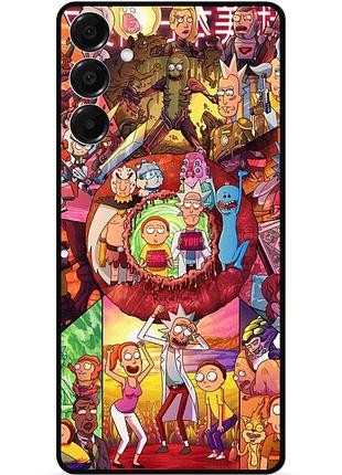 Силіконовий чохол бампер для samsung s26 plus з малюнком rick and morty рик и морти 2
