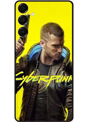 Силіконовий чохол бампер для samsung s26 з малюнком cyberpunk 4