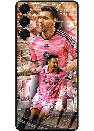 Силіконовий чохол бампер для samsung s26 з малюнком мессі інтер messi
