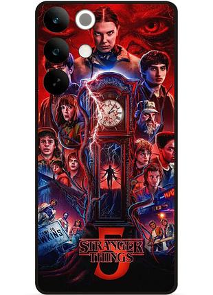 Силіконовий чохол бампер для realme c85 pro з малюнком stranger things 6