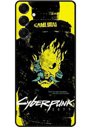 Силіконовий чохол бампер для samsung s26 plus з малюнком cyberpunk 2