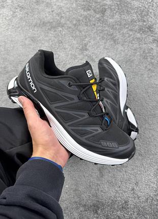 Мужские черные кроссовки salomon 8-cab tx-6 gore-tex black termo х саломон 45