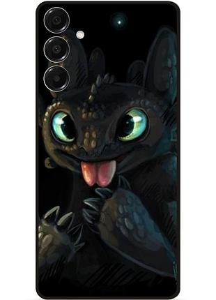 Силіконовий чохол бампер для samsung s26 plus з малюнком як приборкати дракона 2