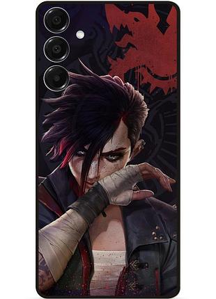 Силиконовый бампер чехол для samsung s26 plus с рисунком arcane 5