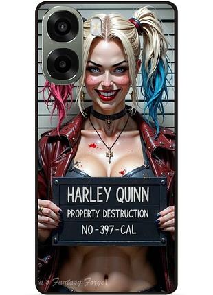 Силиконовый бампер чехол для oppo a6x с рисунком joker джокер харли квинн