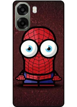 Силиконовый бампер чехол для oppo a6x с рисунком миньон человек паук spider man