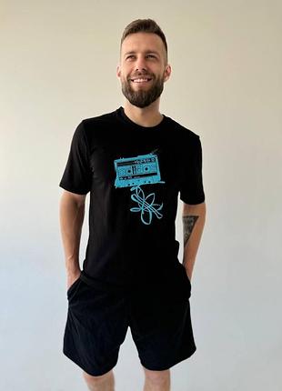 Футболка adidas чорна 52