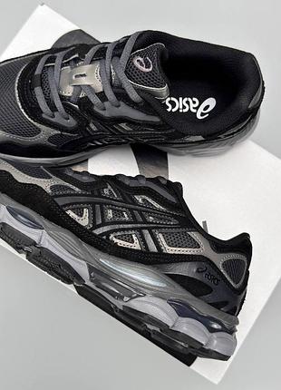 Asics gel-nyc black metallic grey