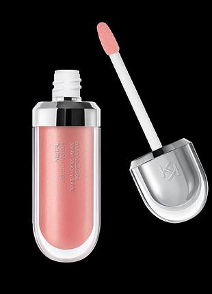 Жидкая помада kiko milano metal liquid lip colour №01 rosy nude