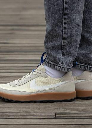 Nike craft general purpose shoe tom sachs field light cream