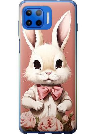 Чехол на motorola moto g plus зайчик из силикона fch_0172872