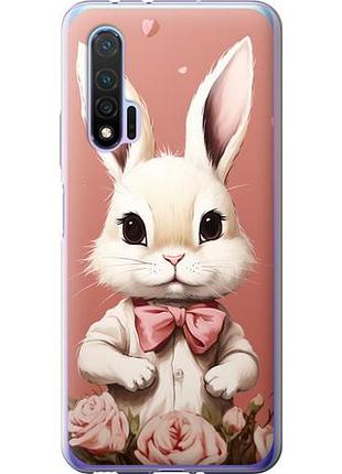 Чехол на huawei nova 6 зайчик из силикона fch_0172867