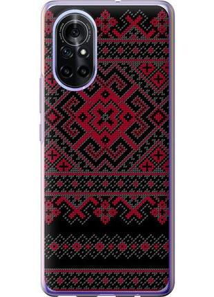 Чехол на huawei nova 8 вышиванка 52 из силикона fch_0172267