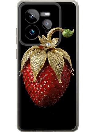 Чехол на realme gt 7 pro клубника v3 из силикона fch_0162631