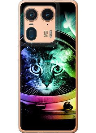 Чехол на motorola edge 50 ultra кот-астронавт из силикона fch_0172539