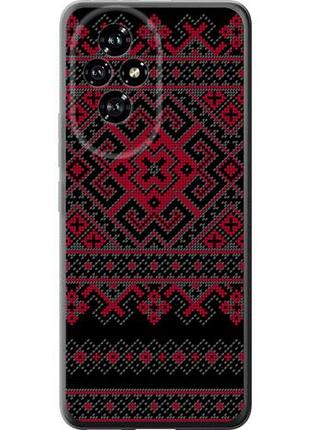 Чехол на huawei honor 200 вышиванка 52 из силикона fch_0172280