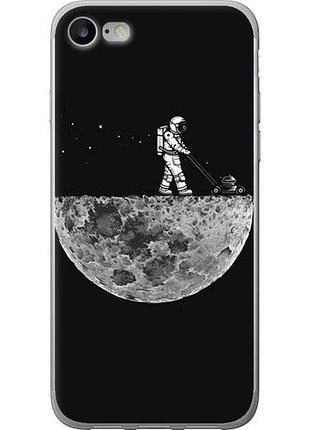 Чехол на iphone 7 moon in dark из пластика fch_0161931
