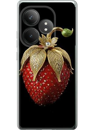 Чехол на realme gt neo6 клубника v3 из силикона fch_0162621