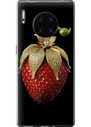 Чехол на huawei mate 30 pro клубника v3 из силикона fch_0172428