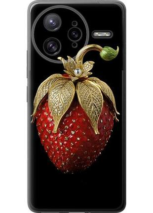 Чехол на xiaomi poco f7 ultra клубника v3 из силикона fch_0162662