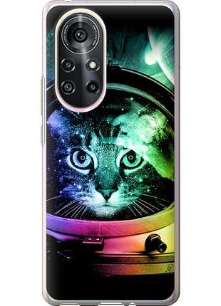 Чехол на huawei nova 8 pro кот-астронавт из силикона fch_0172526