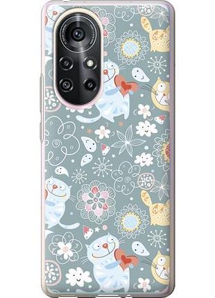 Чехол на huawei nova 8 pro котята v3 из силикона fch_0172747