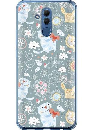 Чехол на huawei mate 20 lite котята v3 из силикона fch_0172757