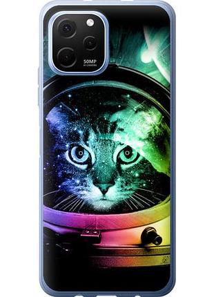 Чехол на huawei nova y61 кот-астронавт из силикона fch_0172533