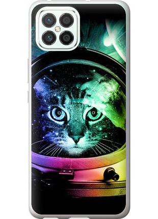 Чехол на huawei nova 8 se кот-астронавт из силикона fch_0172525