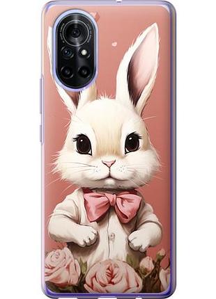 Чехол на huawei nova 8 зайчик из силикона fch_0172868