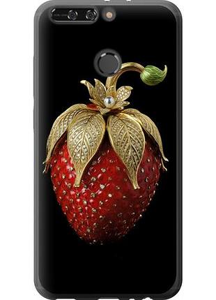 Чехол на huawei honor v9 / honor 8 pro клубника v3 из силикона fch_0172425