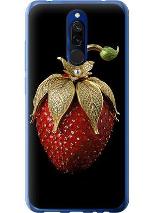 Чехол на xiaomi redmi 8 клубника v3 из силикона fch_0008397