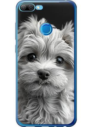 Чехол на huawei honor 9i мальтипу на черном фоне из силикона fch_0172571