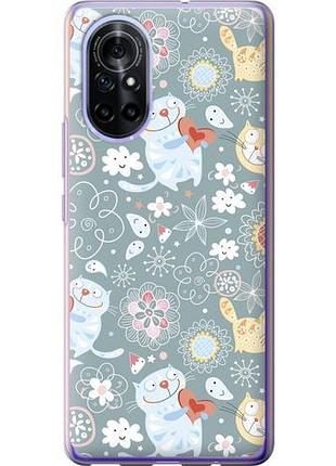 Чехол на huawei nova 8 котята v3 из силикона fch_0172745