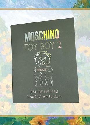 Moschino toy boy 2 – парфумована вода для чоловіків (пробник)