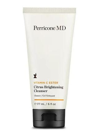 Гель для умывания perricone md vitamin c ester citrus brightening cleanser 177 мл оригинал