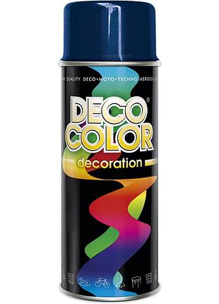 Фарба аерозольна алкідна decocolor синій сапфір (ral5003) 400мл