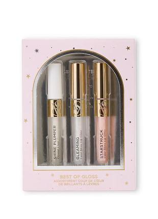 Набор блисків для губ victoria's secret best of gloss gift set