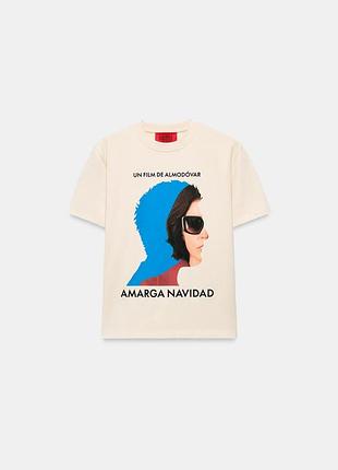 Футболка с короткими рукавами zara альмодовар