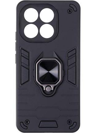 Чохол fiji defence для xiaomi 15t захистний бампер з кільцем підставкою black