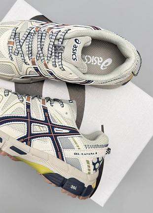Asics gel-kahana 8 beige navy