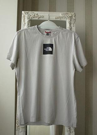 Мужская футболка the north face box logo оригинал new !
